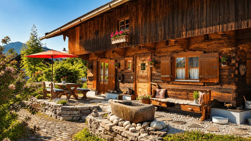 Ein Stück gelebte Alpenkultur – Historisches Blockhaus mit unverwechselbarem Charakter